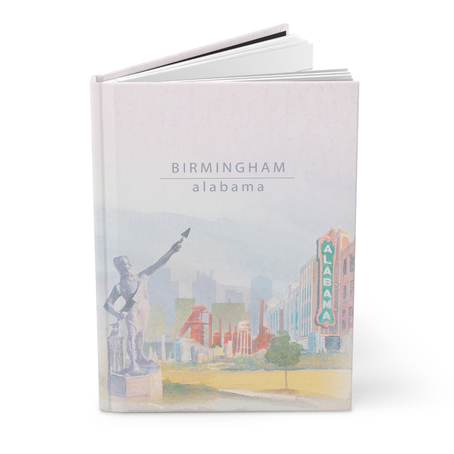 Birmingham Watercolor Hardcover Notebook